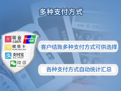 多种支付方式